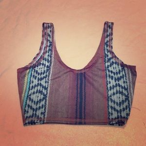 Border town red lover tank